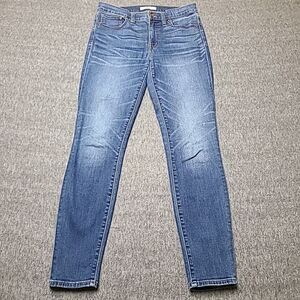 Madewell Womens Jeans 27 High Rise Skinny Blue Stretch‎